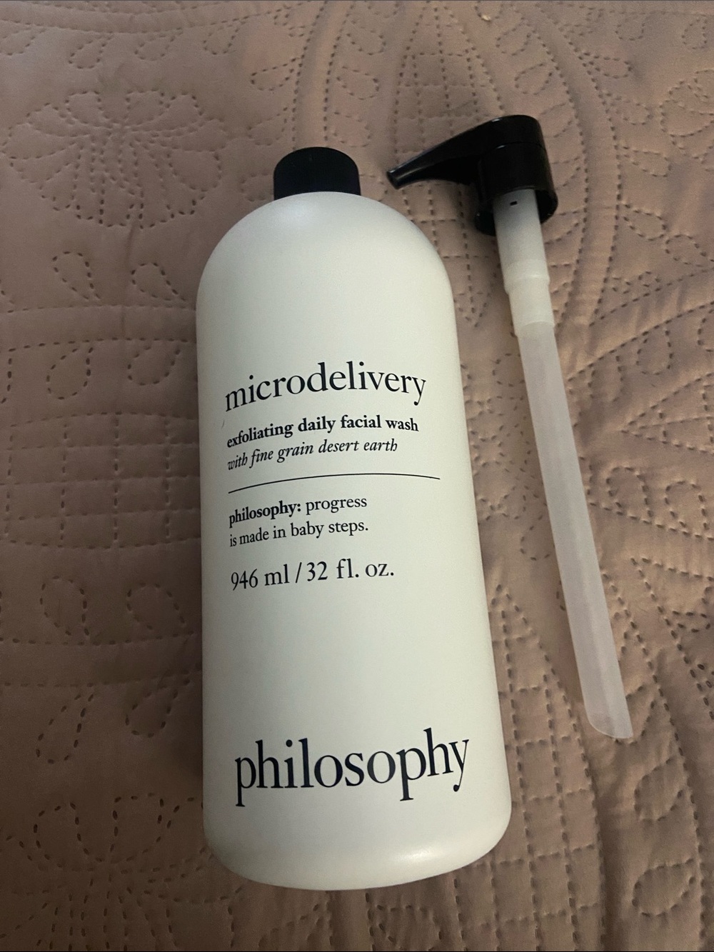 Philosophy Microdelivery Exfoliating Daily Facial Wash with Black Pump